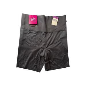 Maidenform NEW Ultimate Booty Lift 2X Women's Shapewear Shorts Black